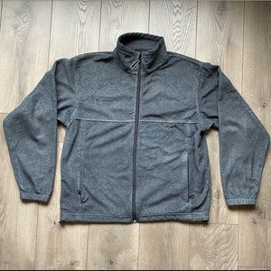 Columbia Full Zip Fleece Gray Jacket M